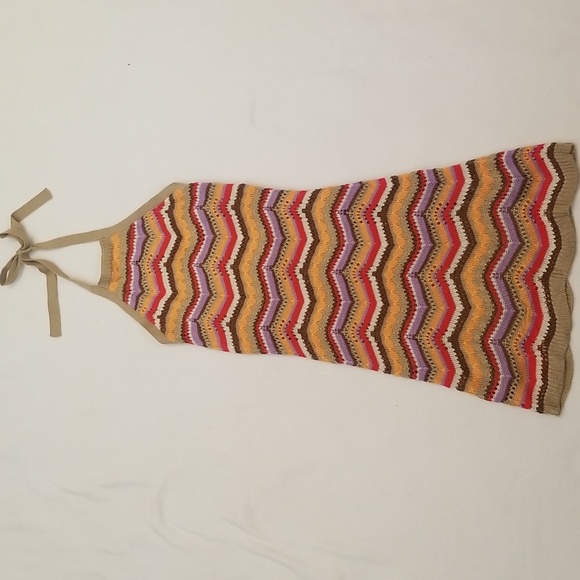 SO Multicolor Knit Halter Strap Dress - Picture 2 of 5
